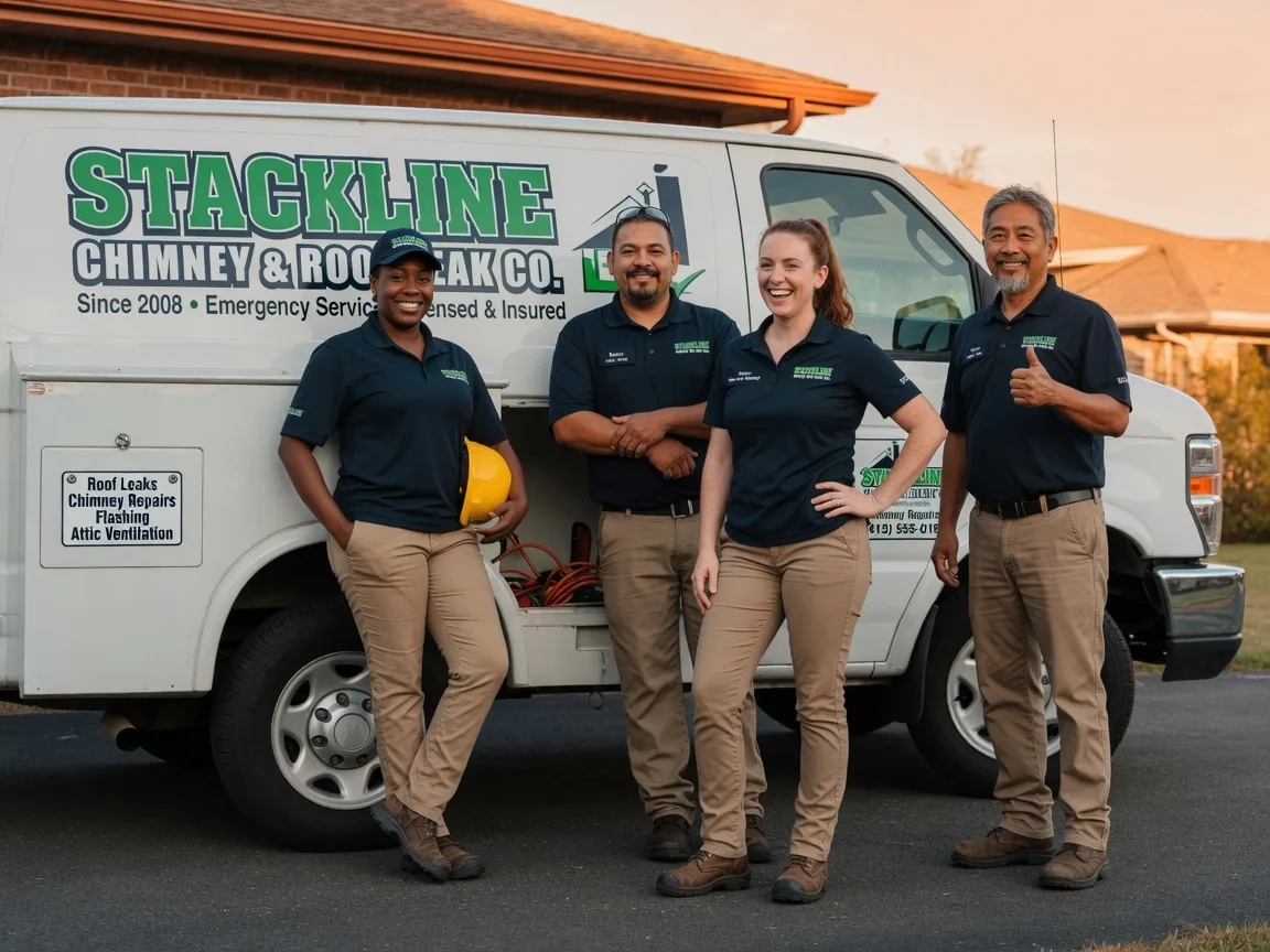 Chimney flashing repair company in Boomer, NC